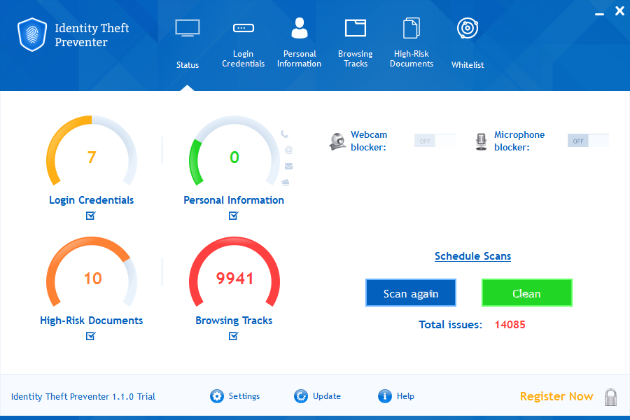 descargar Identity Theft Preventer gratis