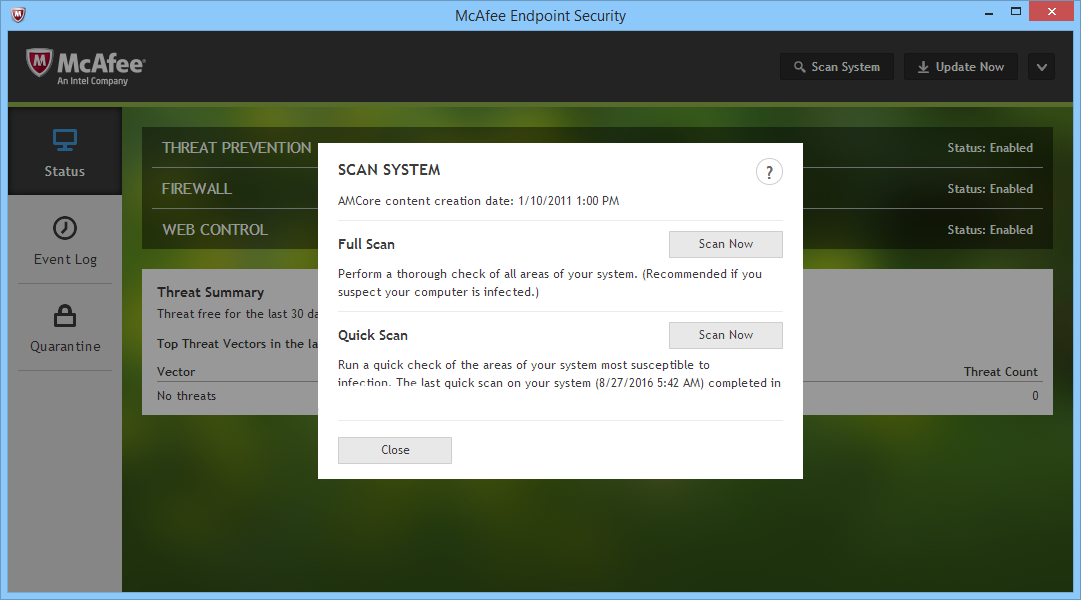 McAfee Endpoint Security gratis