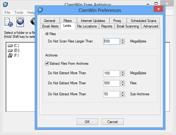 Antivirus gratuito ClamWin