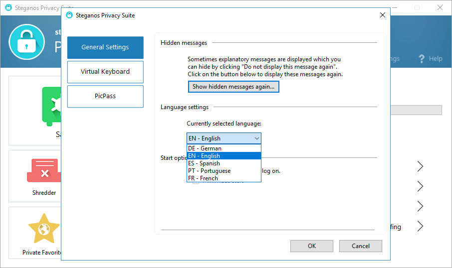     Descarga gratuita de Steganos Privacy Suite