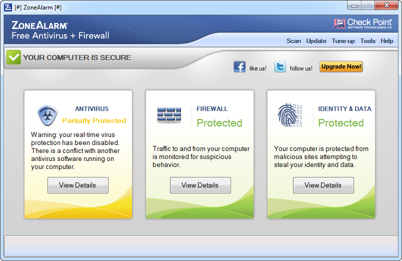ZoneAlarm Antivirus + Cortafuegos Gratis