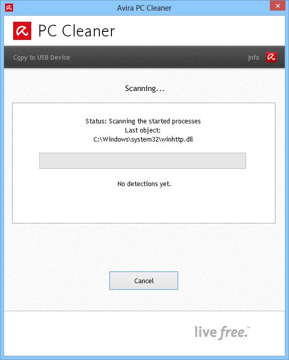 Limpiador de PC Avira