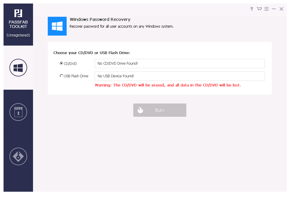     descargar el kit de herramientas PassFab