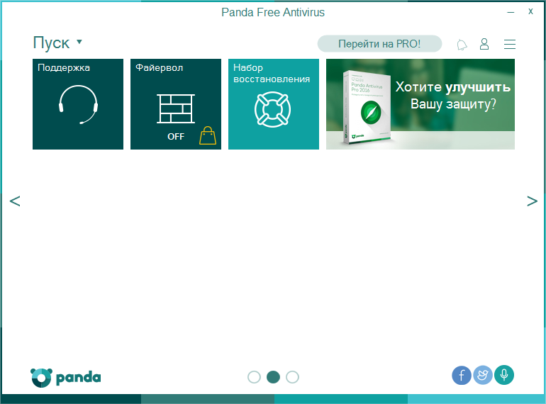 Antivirus gratuito Panda