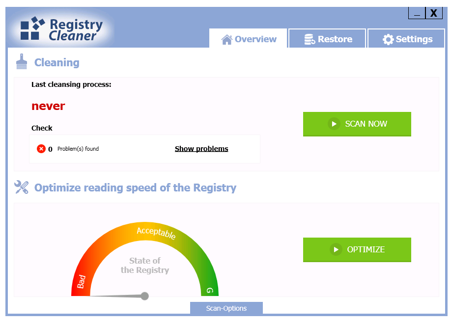 Descarga de Abelssoft Registry Cleaner