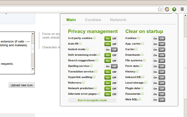 Administrador de privacidad 3.5.4