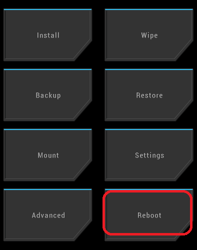 reinicio de blade-v5-twrp
