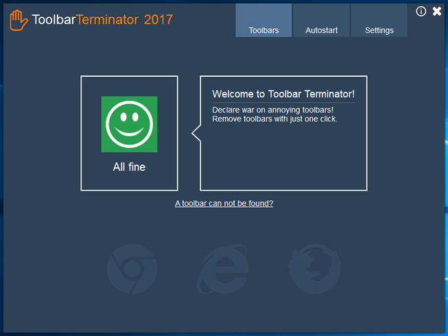 Barra de herramientasTerminator