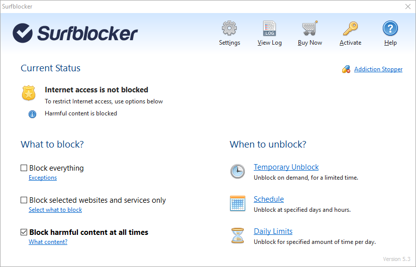 Blumentals Surfblocker 5.15.0.65 + Rusificador