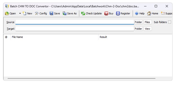 Convertidor de CHM a DOC por lotes + crack