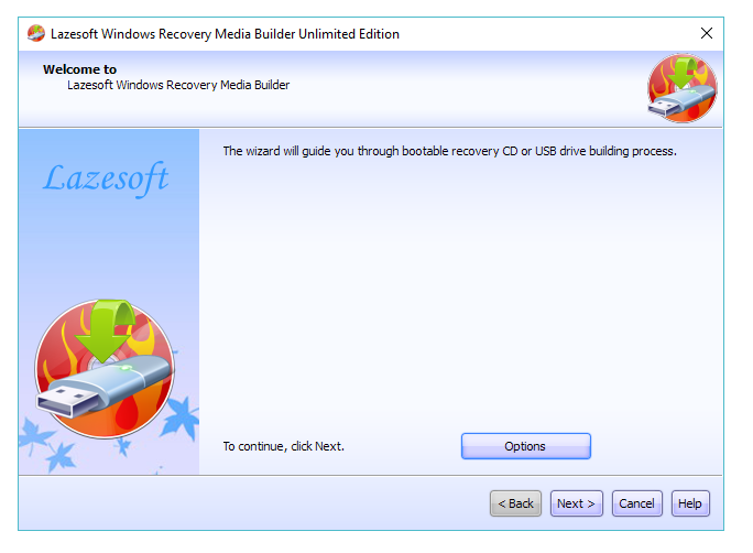 Recuperación de Windows Lazesoft