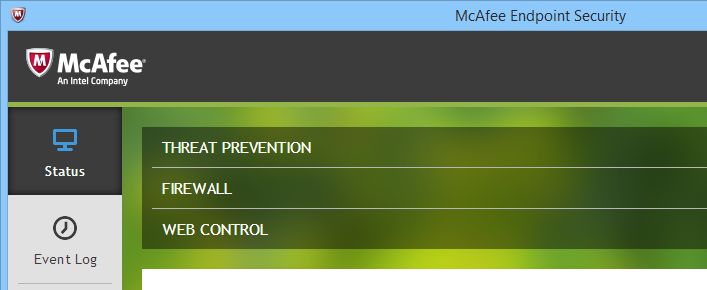 Seguridad de puntos finales de McAfee