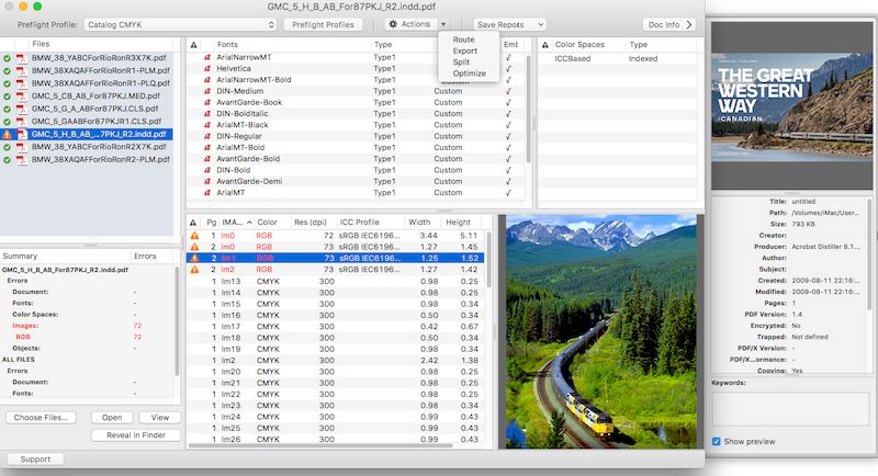 Punto de control de PDF