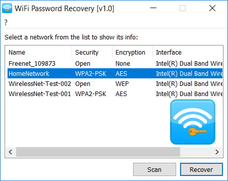Recuperación de contraseña WiFi 2.0 + Portátil