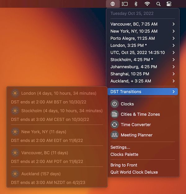 Reloj Mundial Deluxe 4.19.3 macOS