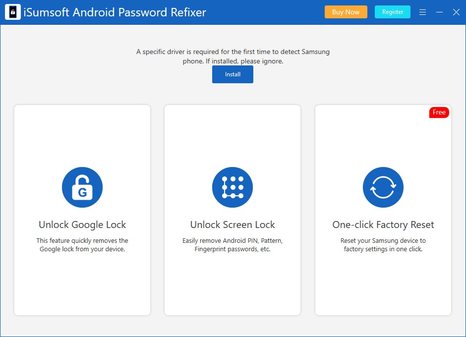 Reparador de contraseñas de Android iSumsoft 3.0.5.5