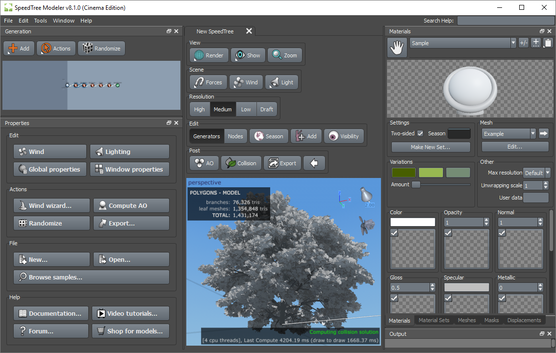 Descargar SpeedTree Cinema