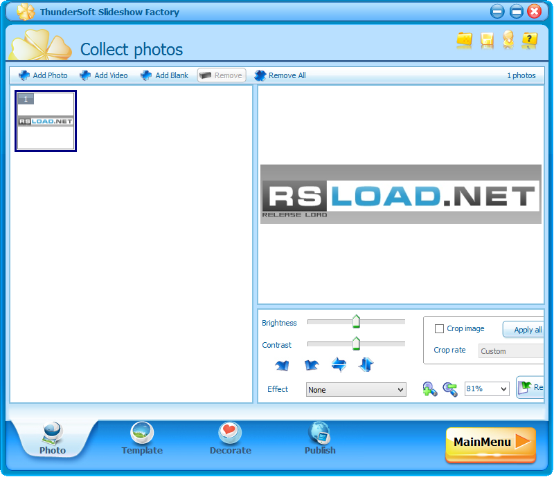 ThunderSoft Slideshow Factory 6.6.0 + Portátil + Repack + Rus