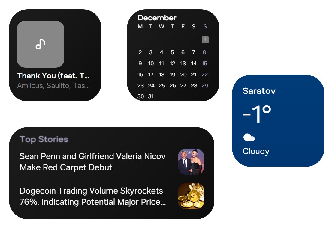Widgets de galaxias