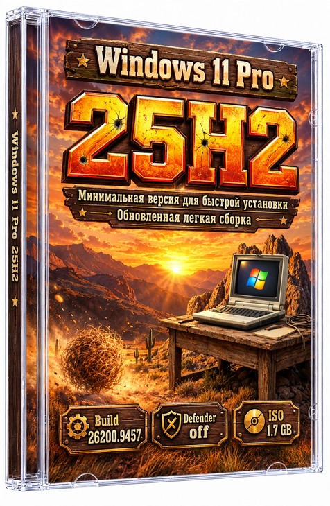Windows 11 25H2 26200.9457 Ru – versión confiable sin basura