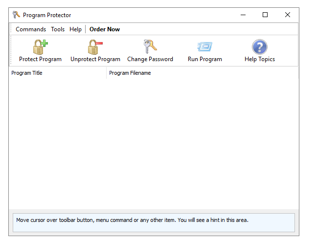 Protector del programa Blumentals 4.14.0.27