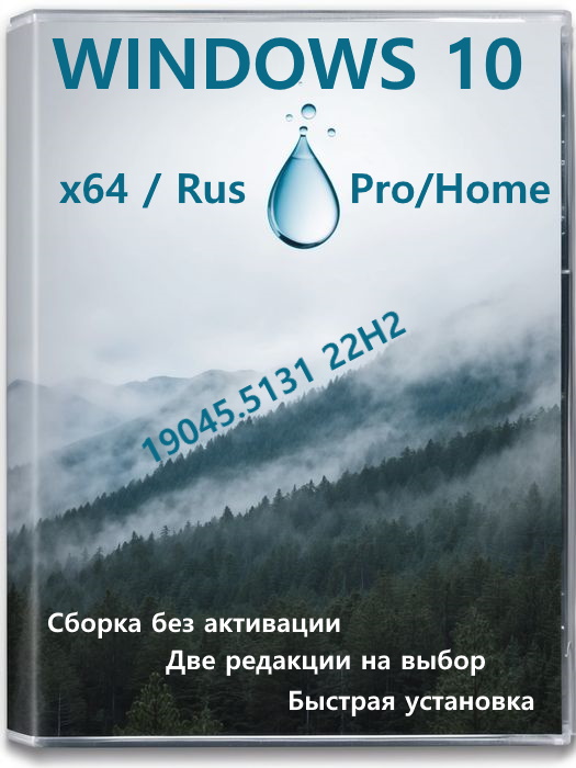 Виндовс 10 без ключа на флешку iso 22H2 x64